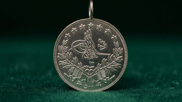 Resat Silber Münze mit Anhänger